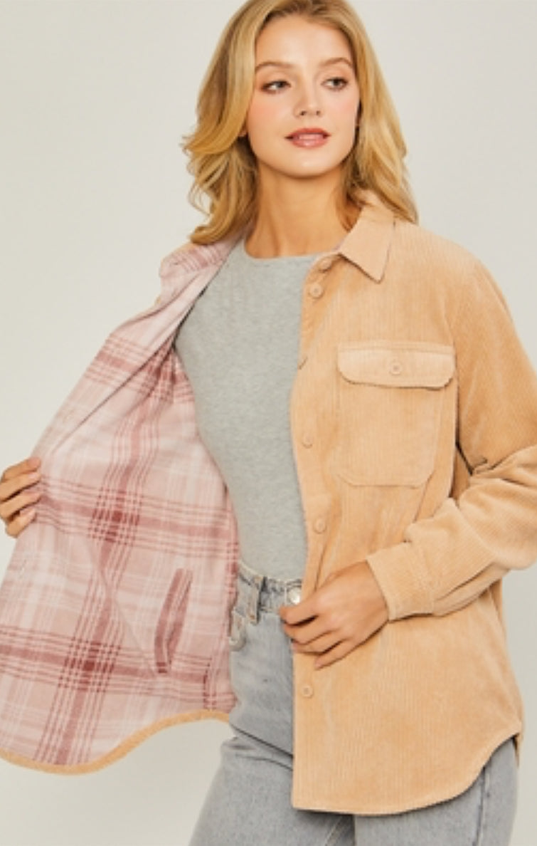 Valerie Curdoroy Jacket “reversible”