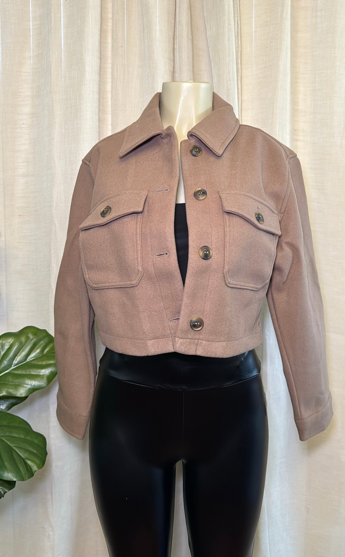 Cocoa Fleece Shacket