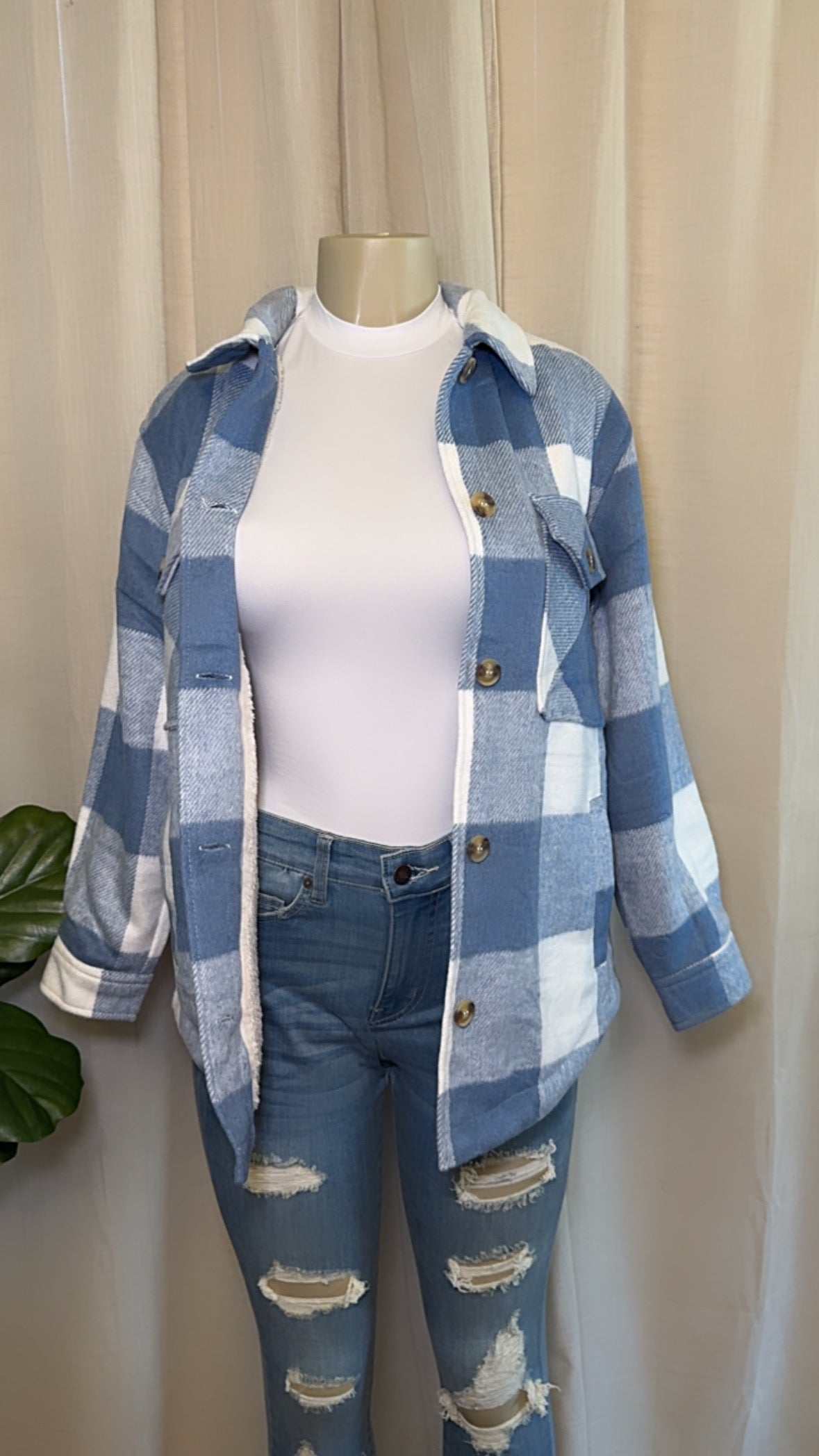 Cozy Emery Plaid Jacket