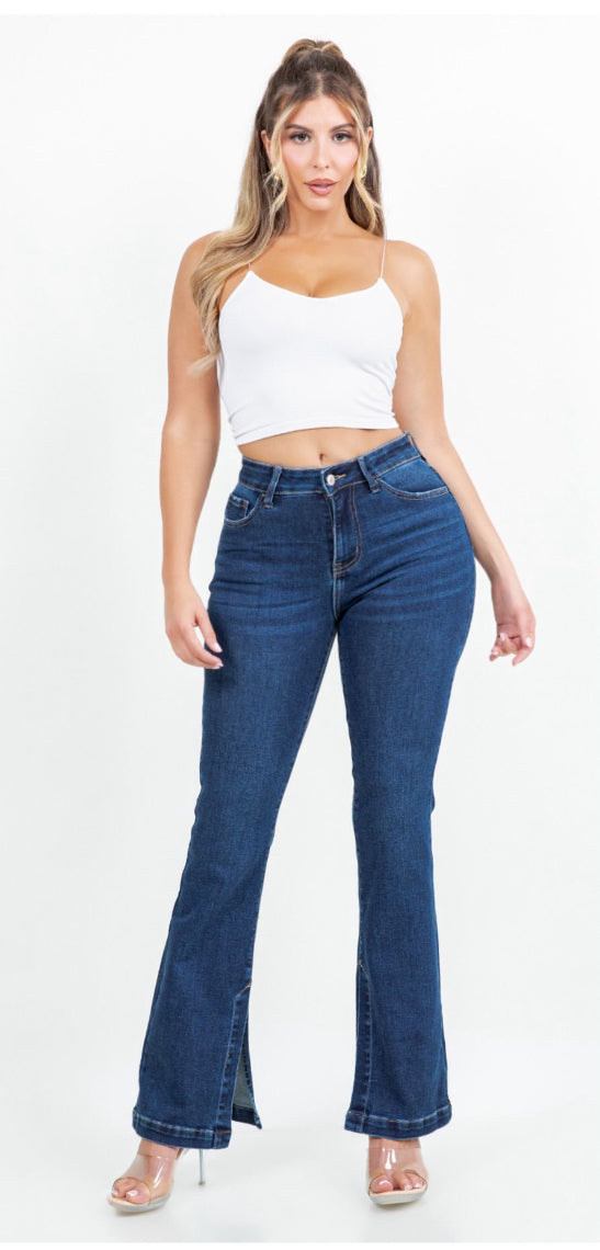 Pamela Split Flare Jean