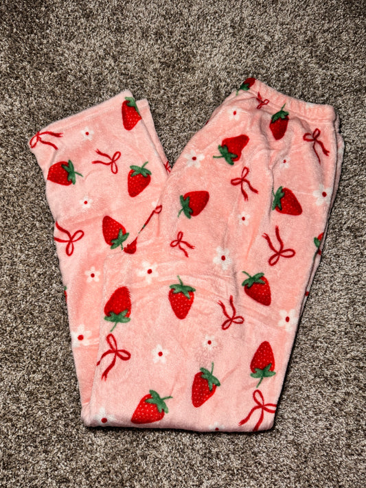 Girlie COZY PJ PANTS - Strawberry