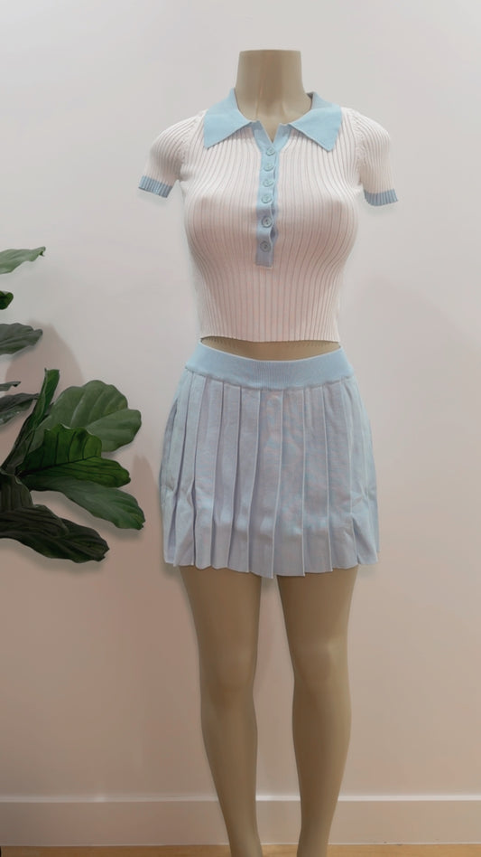 Liz Tennis Skirt Set