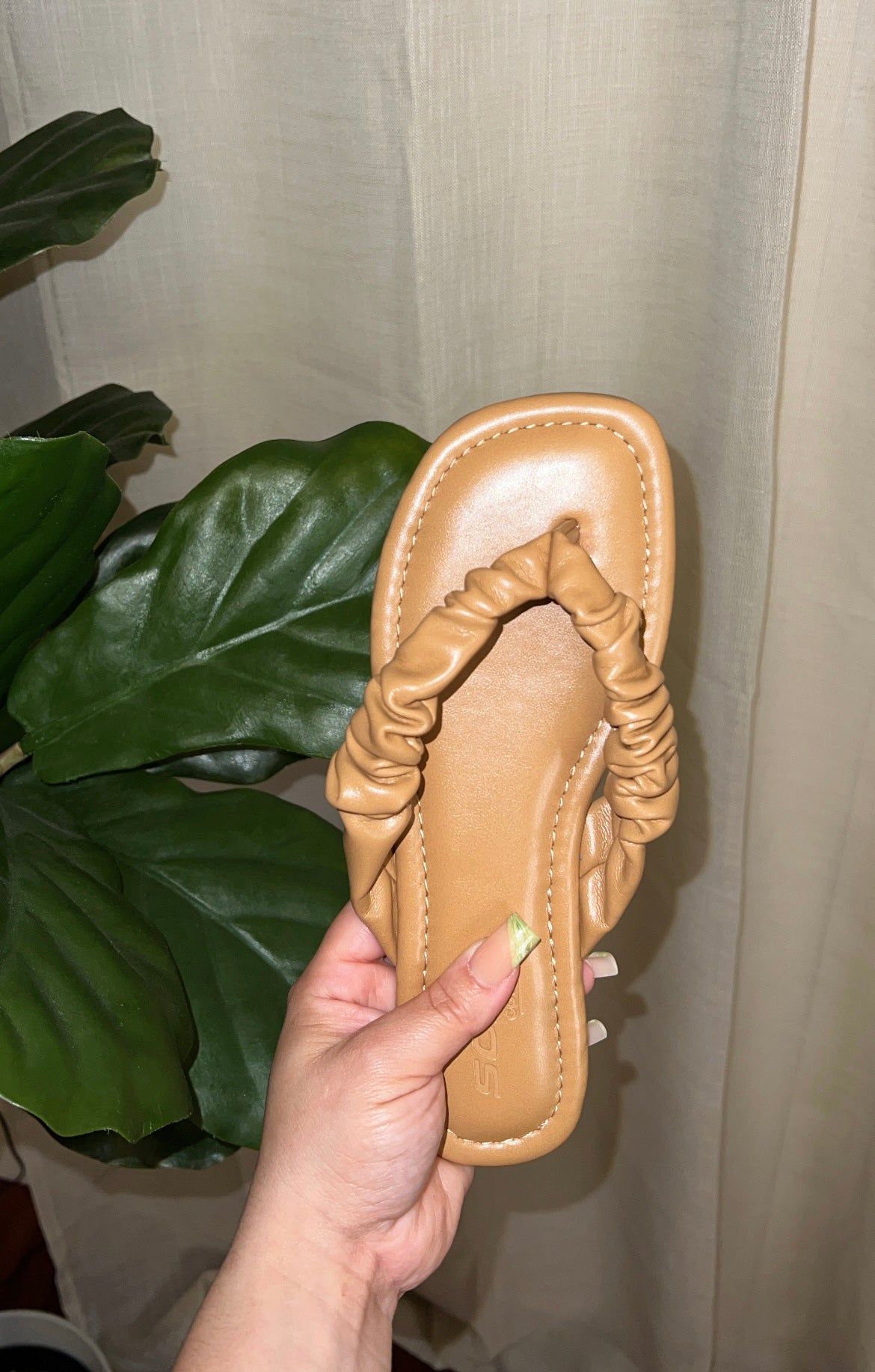 Janie Ruffle Flip Flop