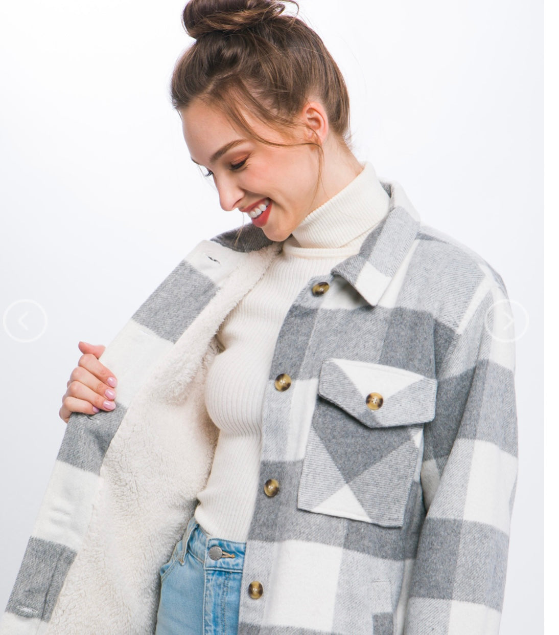Cozy Emery Plaid Jacket