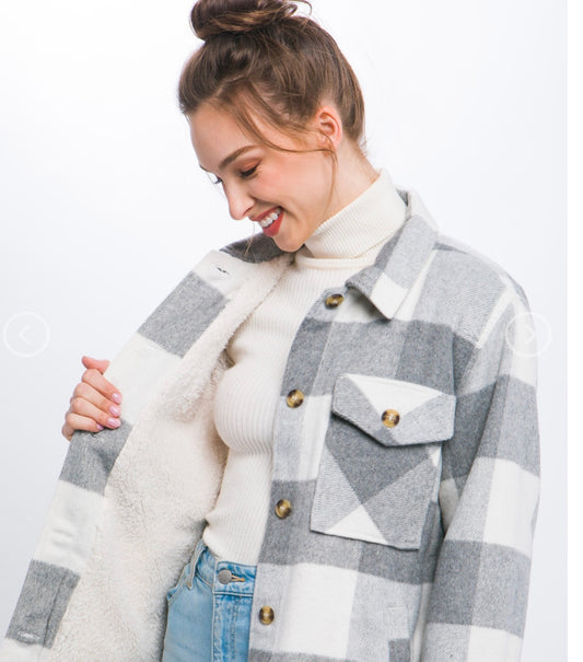 Cozy Emery Plaid Jacket