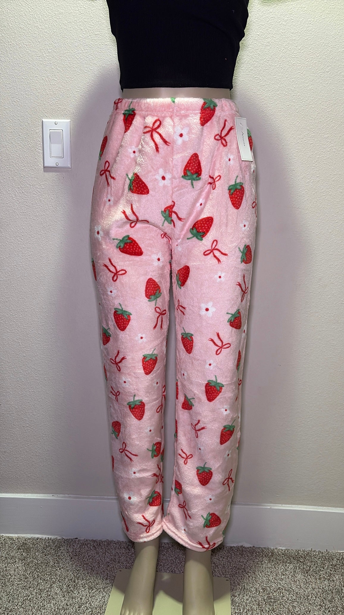 Girlie COZY PJ PANTS - Strawberry