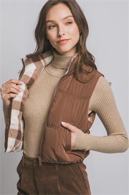 Amber “Reversible” Puffer Vest
