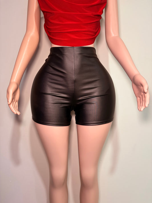 MILLIE LEATHER SHORTS